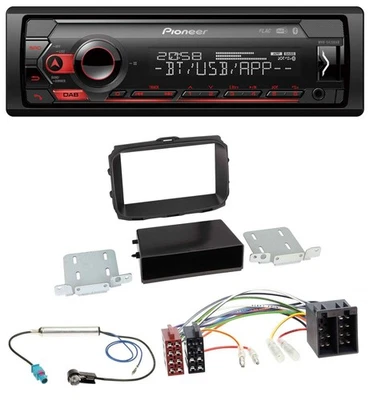 Pioneer MP3 USB DAB Bluetooth Autoradio für Alfa Romeo Giulietta 2013-2021 ISO - Bild 1 von 4