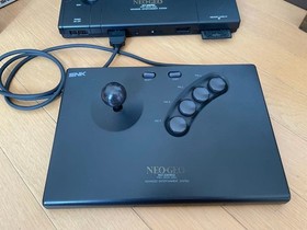 SNK Neo Geo AES Console Lot 7 Games Controller Memory Card Tested Working Japan