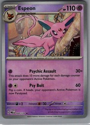 Espeon 033/131 Prismatic Evolutions Master Ball Reverse Holo