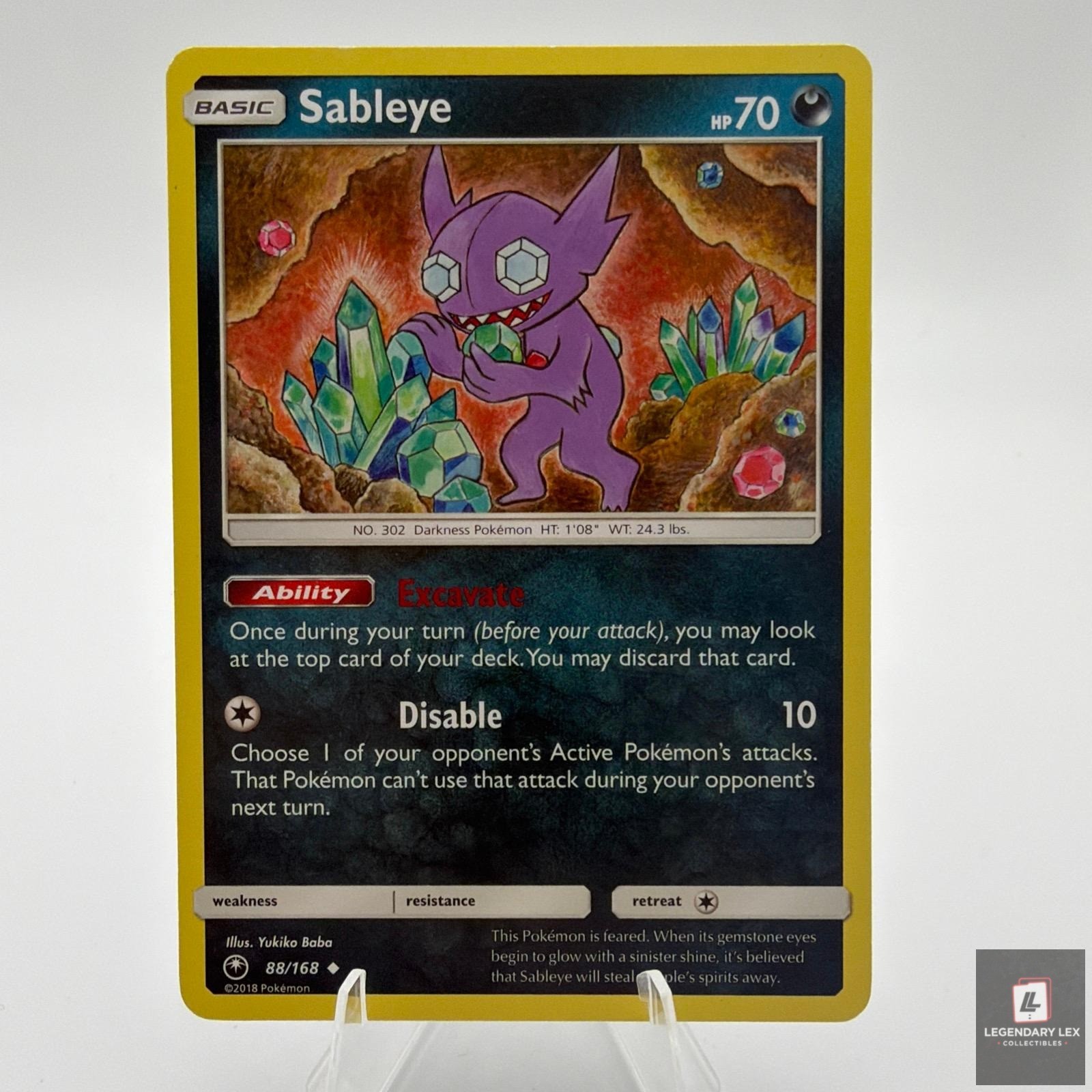 Sableye - 88/168 Celestial Storm - Uncommon Pokemon - HP
