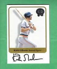 2001 Fleer Greats of the Game - Autographs Kirk Gibson (AU)