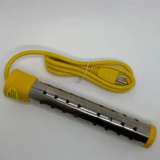 Immersion Water Heater Stainless Steel Cover Automatic Shut Off Anti Scalding