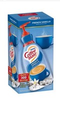 Nestle Coffee mate Liquid Creamer Pump, French Vanilla 1.5 L FREE SHIPPING