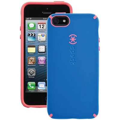 Speck  71147-B702 CandyShell Case for iPhone 5 -Harbor Blue/Coral Pink(Open Box)