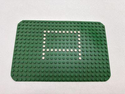 LEGO  Legoland System Platte Plate x243px1 16x24 ais 344 Bungalow P58