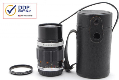 [EXC+++++ w/Case] Olympus E.Zuiko Auto-T 100mm f/3.5 Lens for Pen F FT FV JAPAN