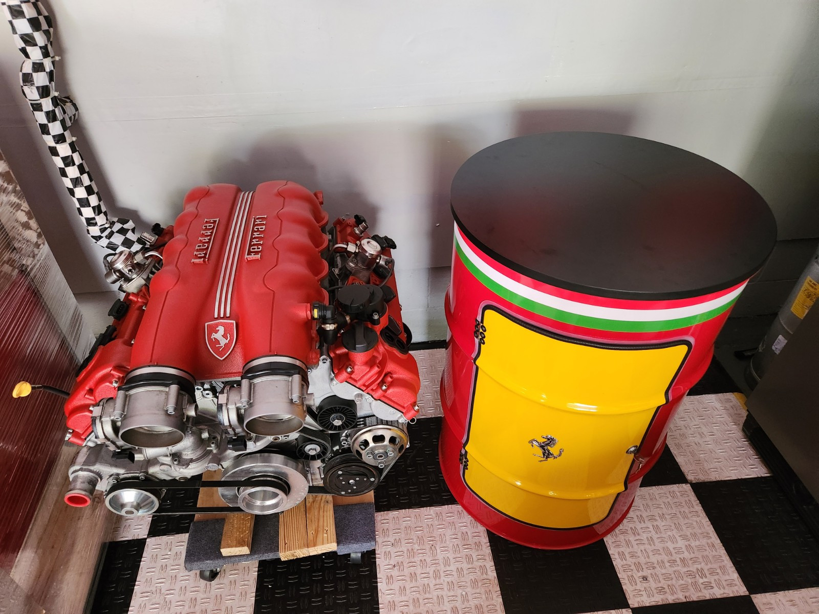 Ferrari Inspired Cocktail Cabinet Design