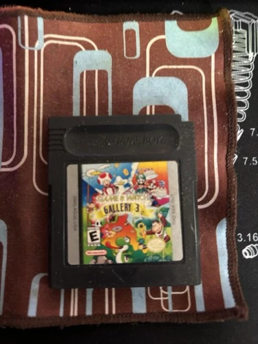 Game & Watch Gallery 3 (Nintendo GBC, 1999) Cartridge Only. Tested