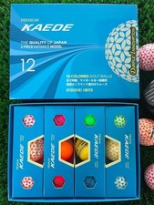 KAEDE Japan Golf Ball 12 Color Set 12 World Largest Color High rebound