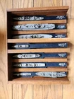 KAY DISPLAYS  WOOD Tray WW2 US SHIPS IDENTIFIER Made By COMET For Military