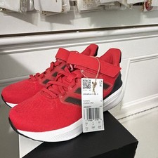 adidas UltraRun 5 EL C Kids Red/Black/White Mesh Hook Loop US 1.5