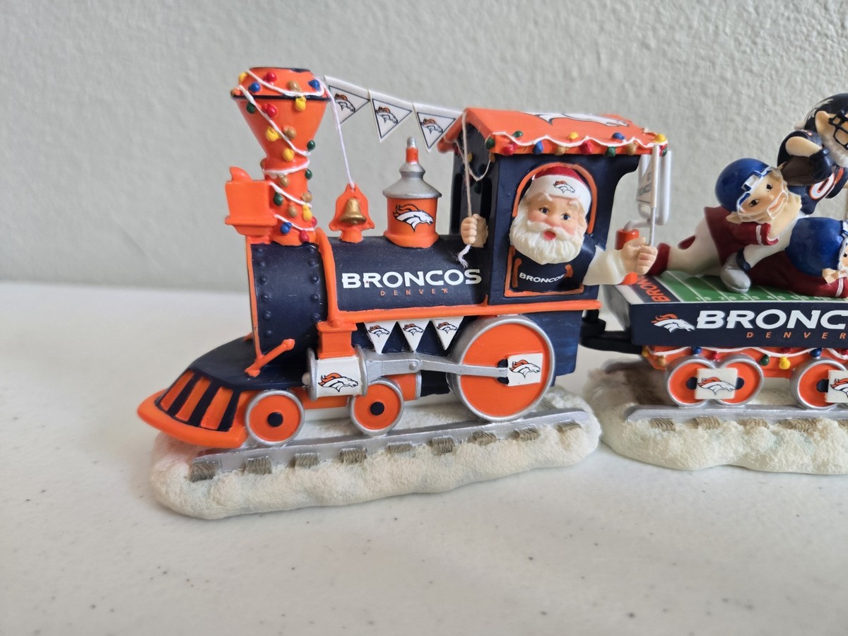 Danbury Mint Denver Broncos Christmas Express Train Set | eBay