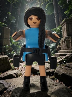 Playmobil Lara Croft Tomb Raider berühmte Figuren Custom Figuren Top