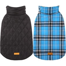 Kuoser Warm Dog Coat, Waterproof Dog Jacket for Extra Large Dogs, Adjustable XL