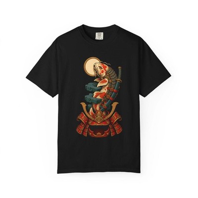 Dream Eater Ronin Surrealist Koi Samurai Graphic Tee