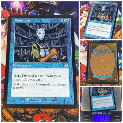 MTG Compulsion     NM Magic TCG Torment 2002 Vintage OG Blue Deck Staples