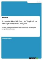 Bernsteins West Side Story Im Vergleich Zu Shakespeares Romeo Und Julia Anonymou