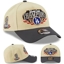 New Era L.A Dodgers Snapback 2025 World Series Champions 940 A Frame Locker Room