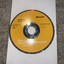 Microsoft Office Home and Business 2010 Retail DVD No Product Key Code