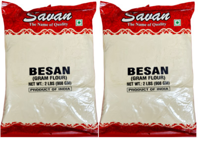 2 Packs x 2LB Besan Chick Pea Flour - Gram Flour