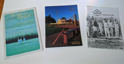 Field of Dreams Movie Site Souvenir Program Lot of 3 Japanese, festival 1995  