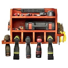 Power Tool Wall Storage & Charging Station &bull; Sturdy, Convenient, Mount Anywhere