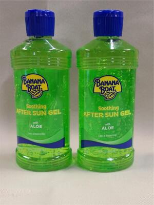 2 pack Banana Boat Aloe Vera Soothing After Sun Gel, 8 fl oz