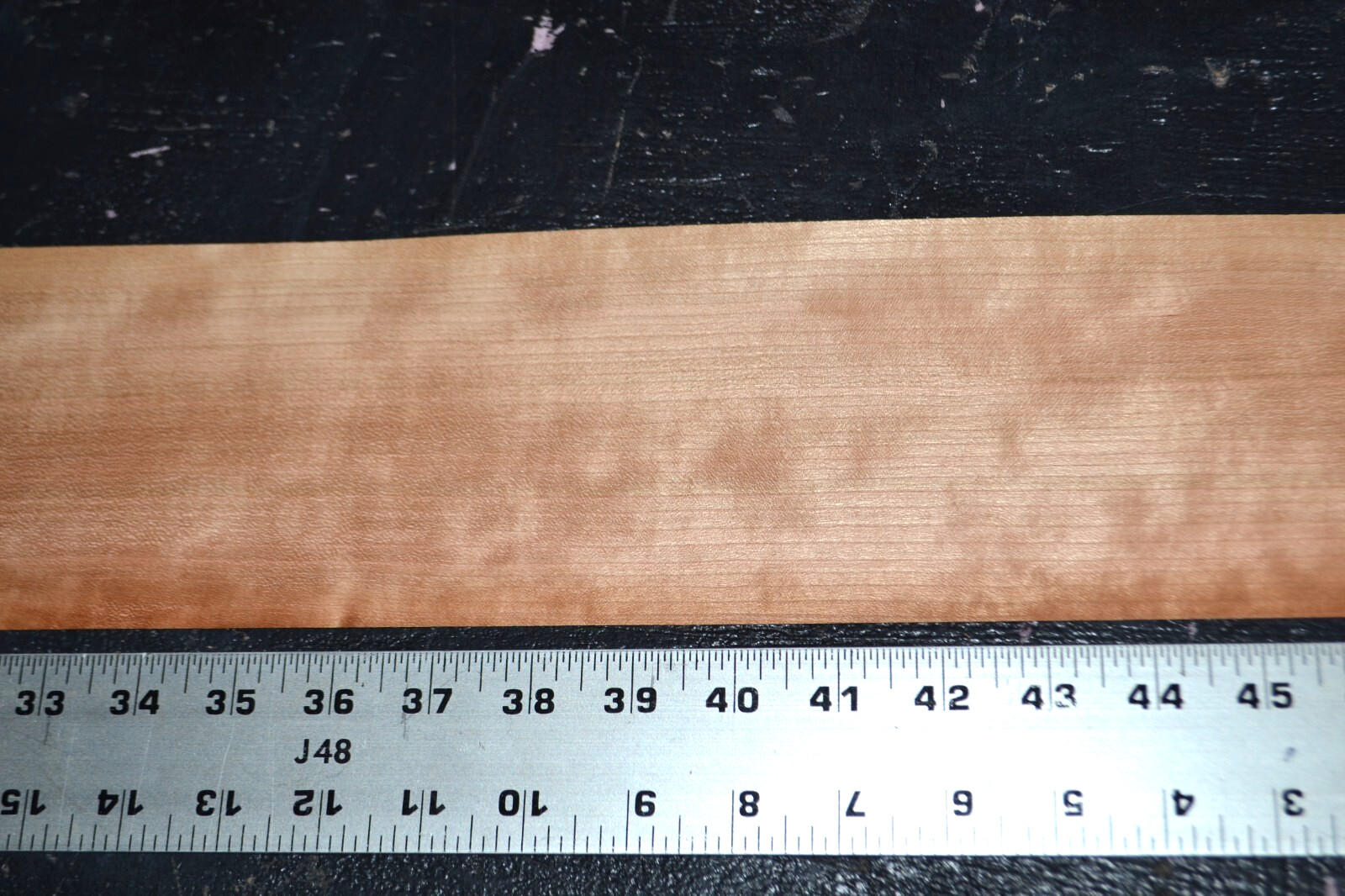 Cherry Raw Wood Veneer Sheet 4 x 51 inches 1/42nd                  March35135-87