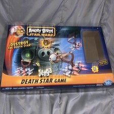 Angry Birds: Star Wars   Jenga Death Star Game Hasbro Great Condition