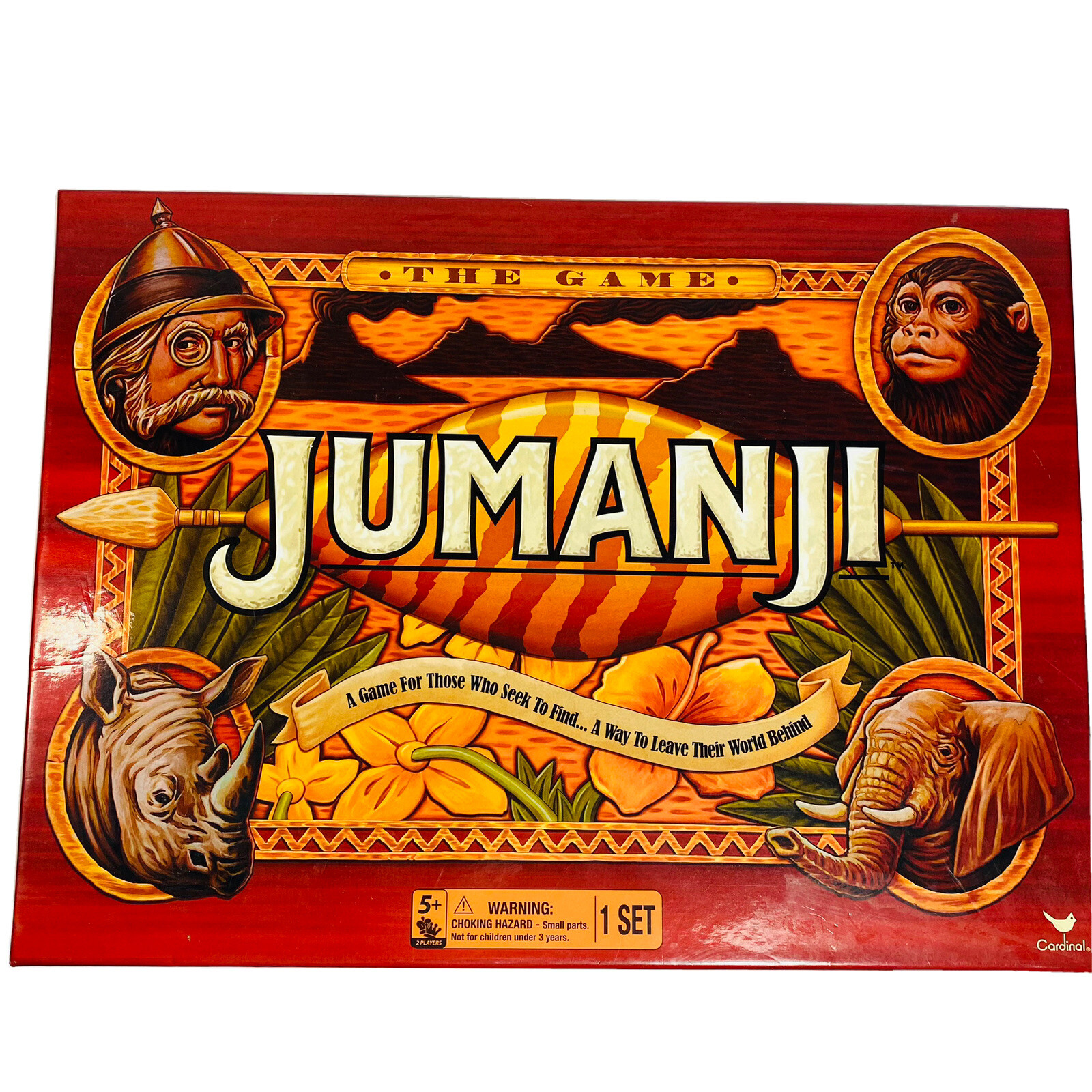 JUMANJI Original Board Game 2-4 players Age 5+ - Complete
