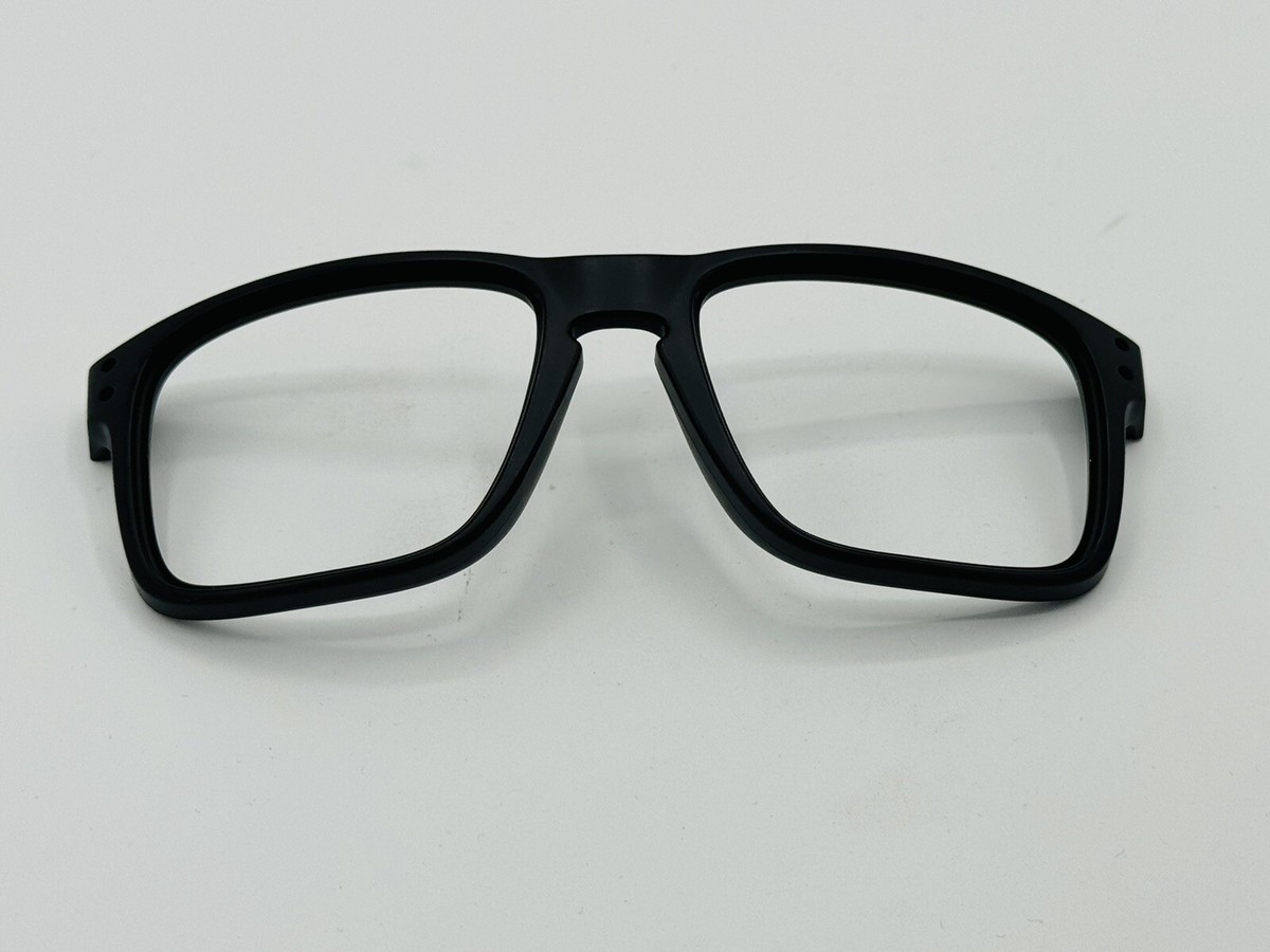 OAKLEY HOLBROOK SUNGLASSES REPLACEMENT FRONT FRAME MATTE BLACK NO ICON OR  RIVETS