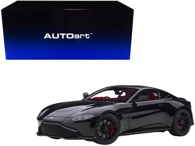 Autoart 70275 2019 Aston Martin Vantage RHD (Right Hand Drive) Jet Black 1/18