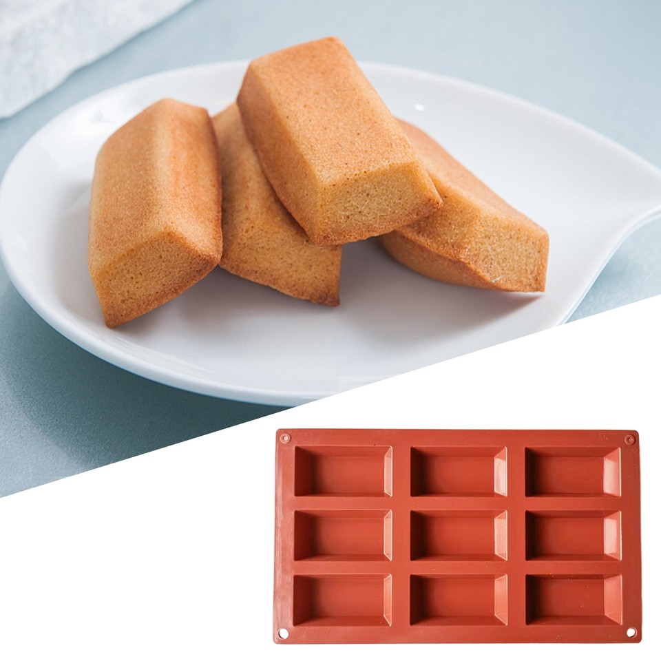 3-Cavity Aluminum Trigon Pyramid Cake Mold – 8.5x8.5x6cm Triangle Shape For Mousse, Cheesecake, Tart (Set With Holder) - View #11