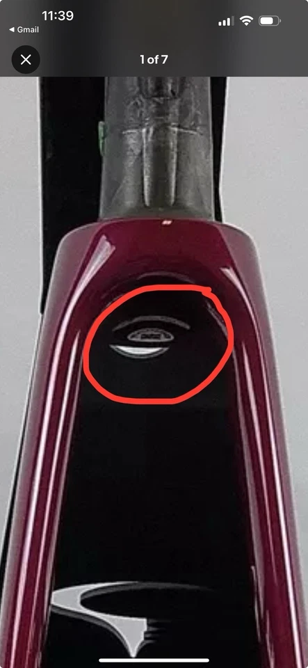 ***Nuevo*** Disco de horquilla Cervelo serie P nunca usado/sin cortar compatible con la serie P 2018-2023 Foto 2 de 4