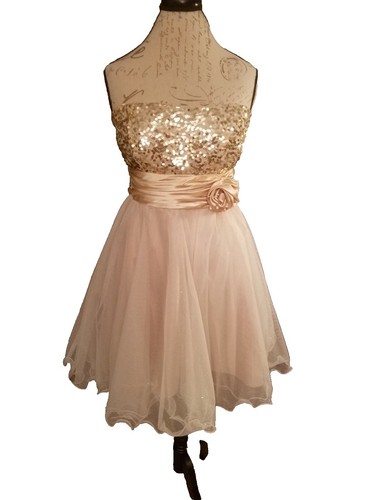 rose gold dresses for juniors Juniors Addison Sequin Dress