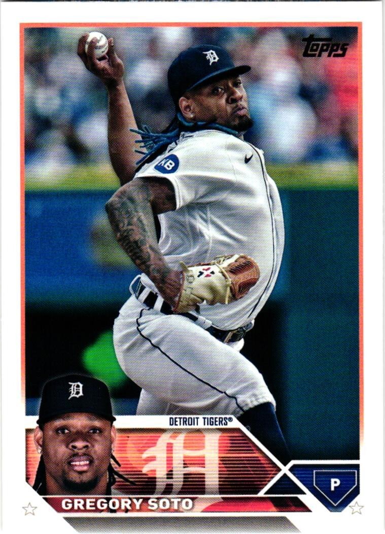 TIGERS　BASEBALL　2023 2023 Topps Baseball Series 1 Team Set - Detroit Tigers *11 cards