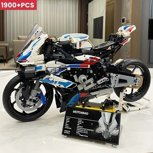 Neuf Moto BMW M1000RR 1:5 GP Modèle Moto Blocs De Construction 1920 Pièces 42130 - 第 1/7 張圖片