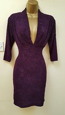 purple dress size 8 new prom evening Xmas party wedding cocktail 