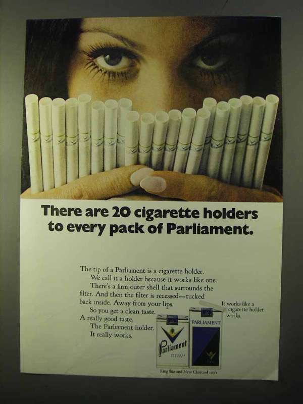 1970 Parliament Cigarettes Ad