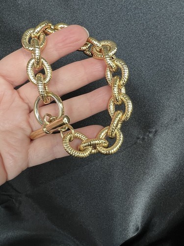 Bellezza Gold Plated Chunky Bracelet - Picture 5 of 7
