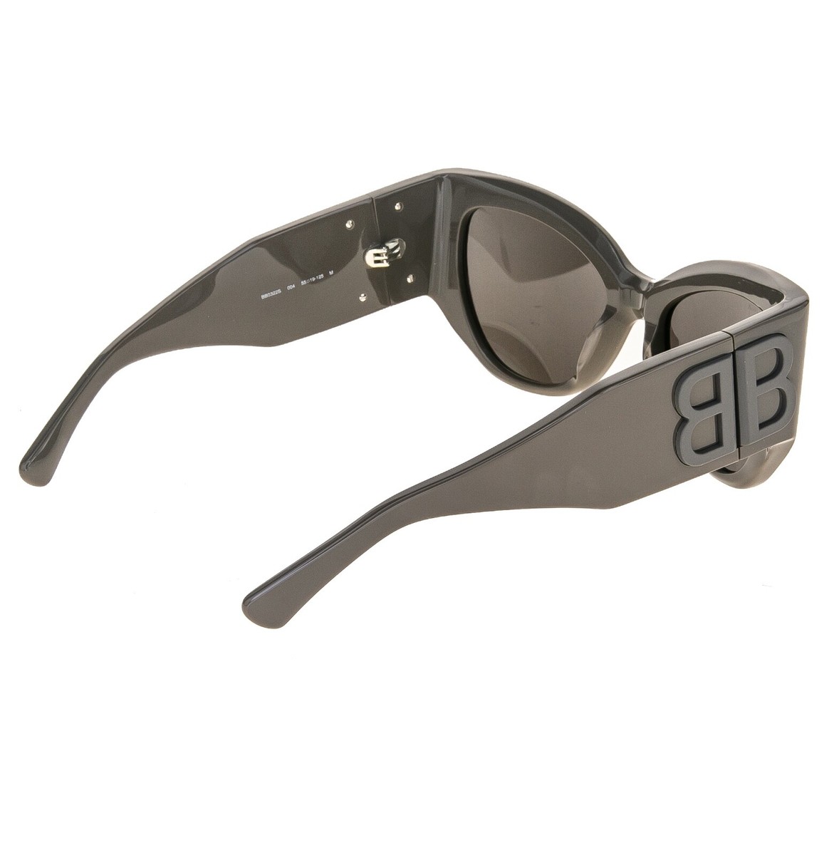 BALENCIAGA BOSSY Cat 0322 Brown Fashion Geometric Unisex Sunglass