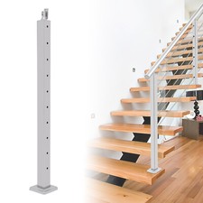 Cable Railing Post Stainless Steel Step Mounting Bracket Stair System Handrail