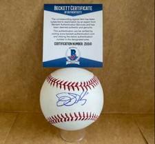 BUBBA STARLING KANSAS CITY ROYALS SIGNED AUTO M.L. BASEBALL BECKETT Z51510