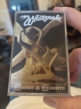 Whitesnake Saints  Sinners 1982 Geffen Records Hard Rock Cassette Tape