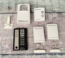 X10 Powerhouse Wireless Security Motion Sensor MS10A, Lamp Module LM465 & Remote