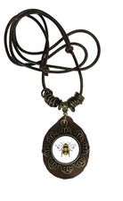 Bee Expandable Eva Pendant Necklace + Bag
