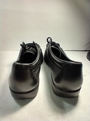 SAS Amigo Black Leather Comfort Laceup Shoes Men display picture 1