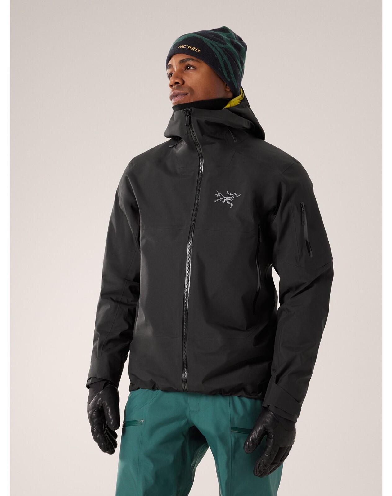 ARC'TERYX Giacca Arcteryx Sabre Uomo Taglia Small S Nero Nuova con etichette GORE TEX DWR $750