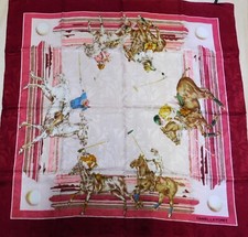 Scarf 100 Pure Silk Vintage Daniel La Foret 102 88cm x 88cm