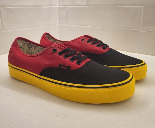 Vans X Disney 90th Anniversary Authentic Mickey Red Yellow Mens